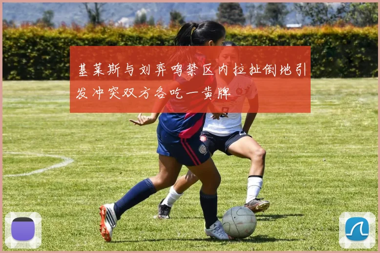 基莱斯与刘弈鸣禁区内拉扯倒地引发冲突双方各吃一黄牌